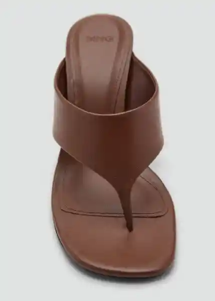 Sandalias Mayo Chocolate Talla 40 Mujer Mango