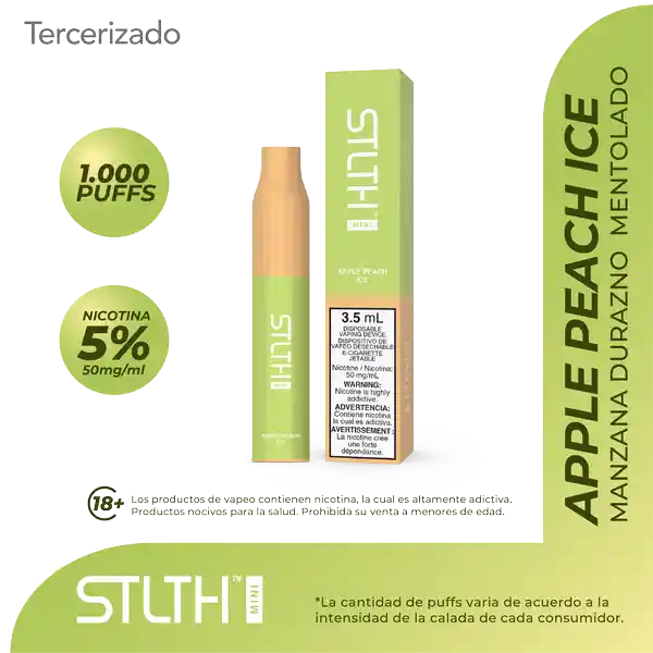STLTH Mini Vape - Apple Peach Ice -1000 puff (5%)