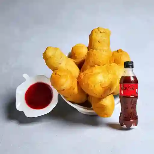 Combo Mini Deditos Hojaldrados +Cocacola S/az 400ml
