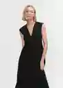 Vestido Stella-A Negro Talla S Mujer Mango