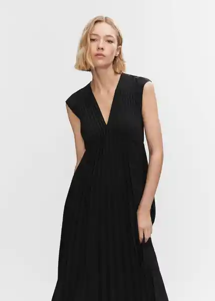 Vestido Stella-A Negro Talla S Mujer Mango