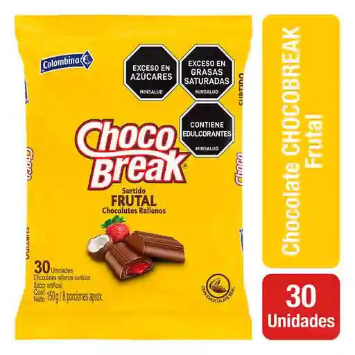 Chocobreak Chocolates Rellenos Surtidos Frutal