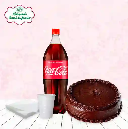 COMBO CHOCOCREMA + COCACOLA 2.5 + VASOS SERVILLETAS