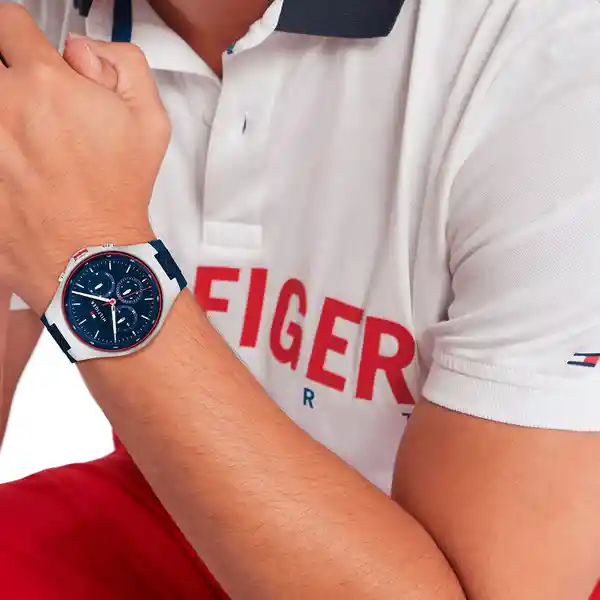 Reloj Justin Hombre Azul 1792057 Tommy Hilfiger