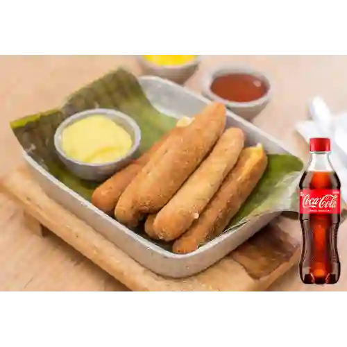 Combo Dedos Mozzarella + Coca Cola Original 400 ml