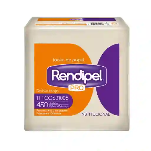 Rendipel Toalla Doble Hoja