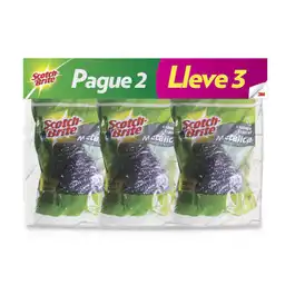   Scotch Brite  Esponja De Acero Inoxidable 