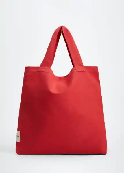 Bolso Nuova Rojo G  Mujer Mango