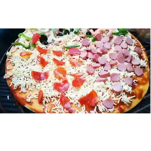 Pizza Mixta Personal ( 2 Ingredientes)