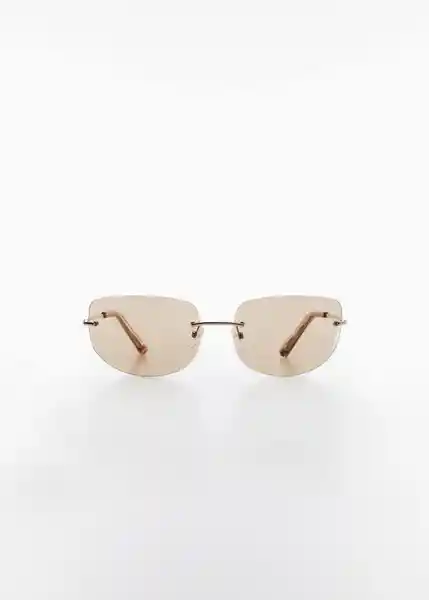 Gafas de Sol Anastasi Marrón Talla 99 Mujer Mango