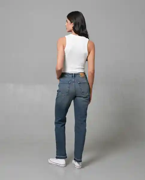 Jean Mujer Azul 16 233 G001_AZU194024 Rifle