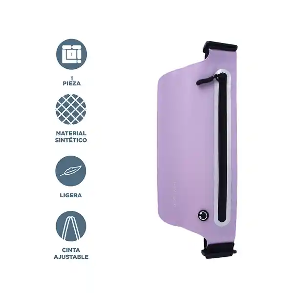 Cangurera Deportiva Púrpura Serie Miniso