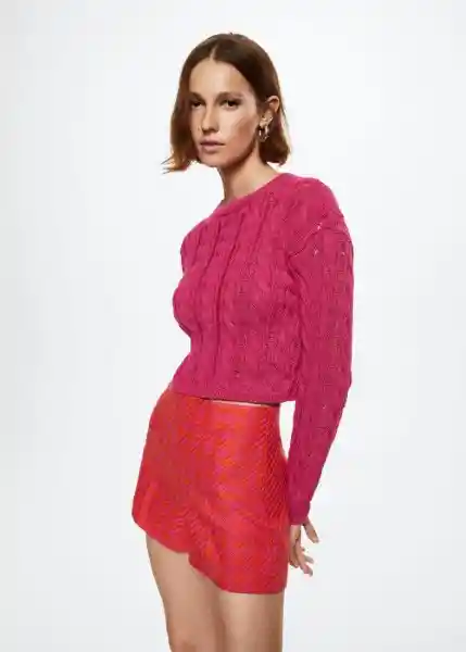 Jersey Ely Fucsia Talla M Mujer Mango