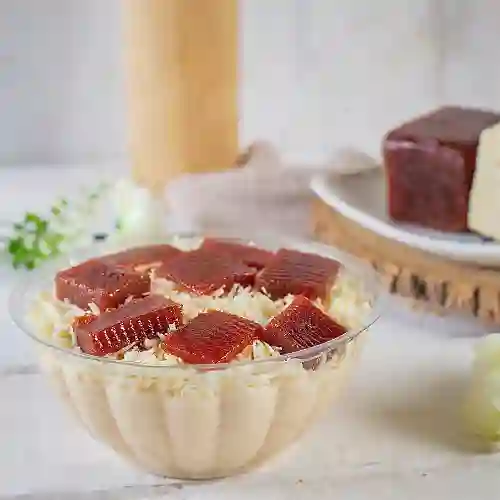 Arroz con Leche Queso y Bocadillo