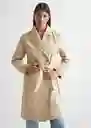 Abrigo Trench Beige Talla 19 Teen Niñas Mango