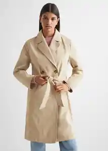 Abrigo Trench Beige Talla 19 Teen Niñas Mango