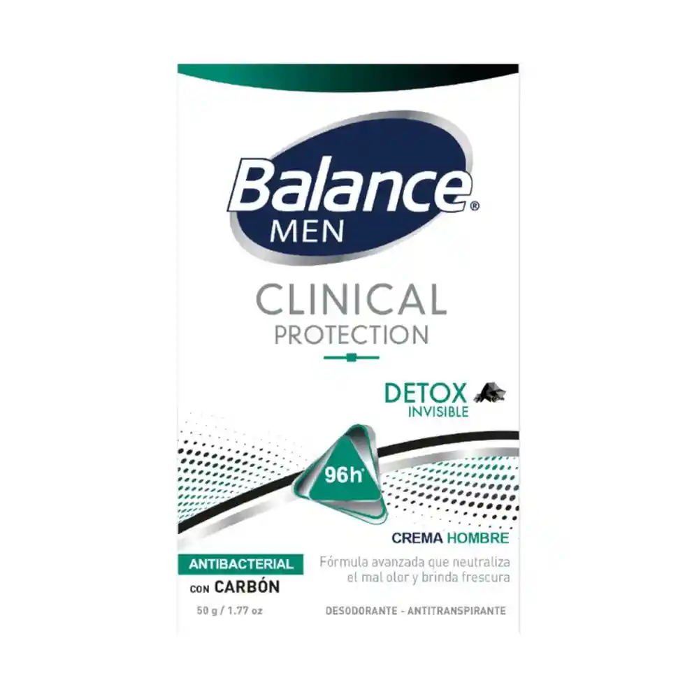 Balance Desodorante en Crema Clinical Detox Invisible