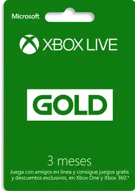 Xbox Live 3 Meses Gold