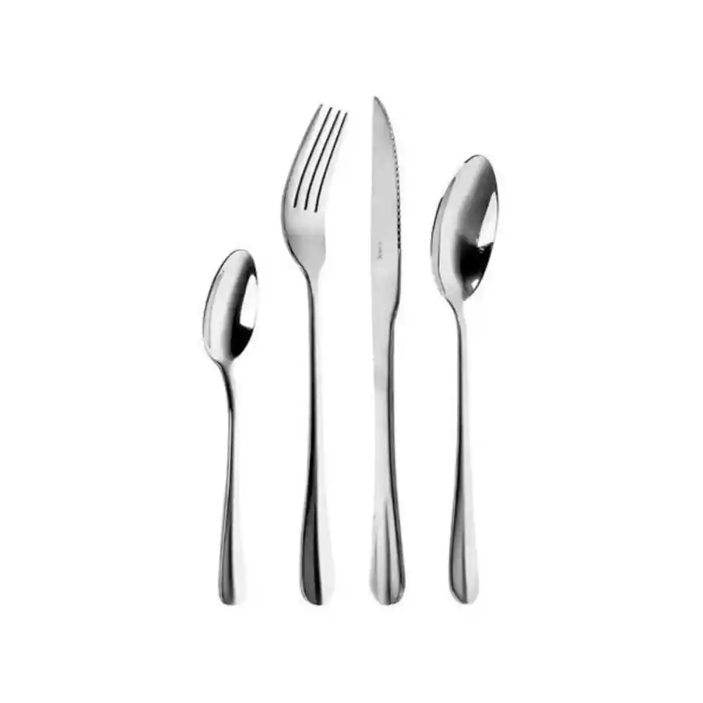 Juego 16 Pzs Cubierto Acero Inoxidable Capri Kw Sm144-16