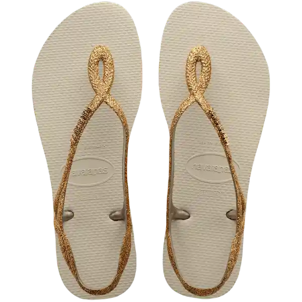 Sandalias Luna Sparkle Beige Talla 36 4148065 Havaianas