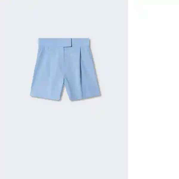 Shorts Miri-H Celeste Talla Xs Mujer Mango