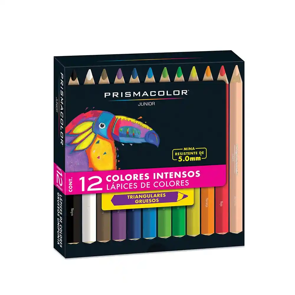 Prismacolor Lápiz de Color Grueso Triangular Multicolor