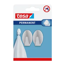 Gancho Tesa Permanente Ovalado Size L Metal X2 Unidades