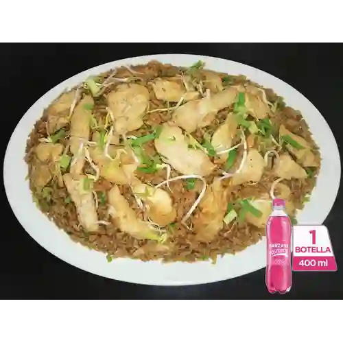 Combo Arroz con Pollo + Postobón Manzana 400 ml