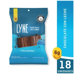  Lyne Chocolatina con Leche Delicioso sin Culpa