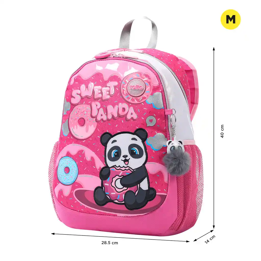 Morral Para Niña Sweet Panda M Rosado
