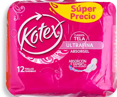 Kotex Toallas Higienicas Ultrafina