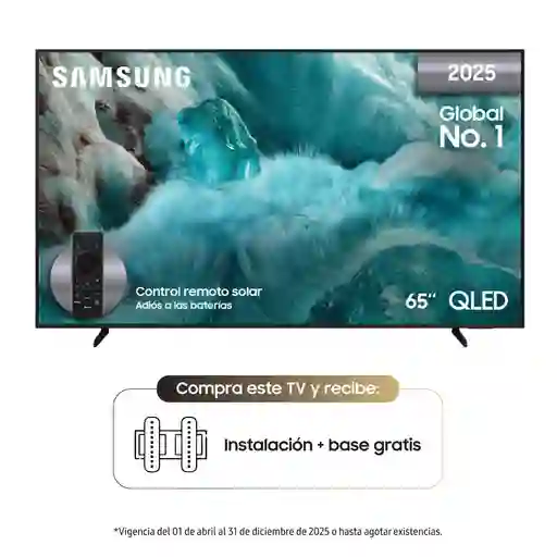 Televisor Samsung 65 Pulgadas Qled Uhd 4k Qn65q7faakxzl