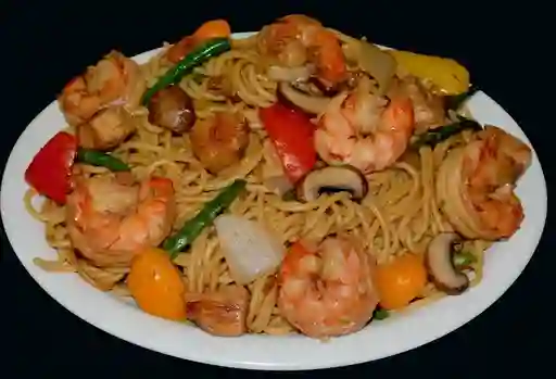 Chow Mein de Camarón