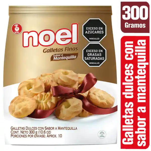 Galleta Noel Bolsa Mantequilla 300 g