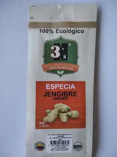 3s jengibre organico