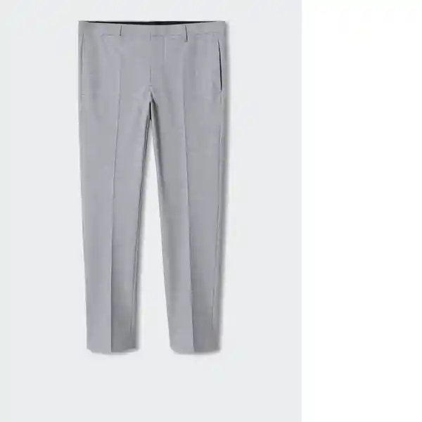 Pantalón Paulo Gris Talla 42 Hombre Mango