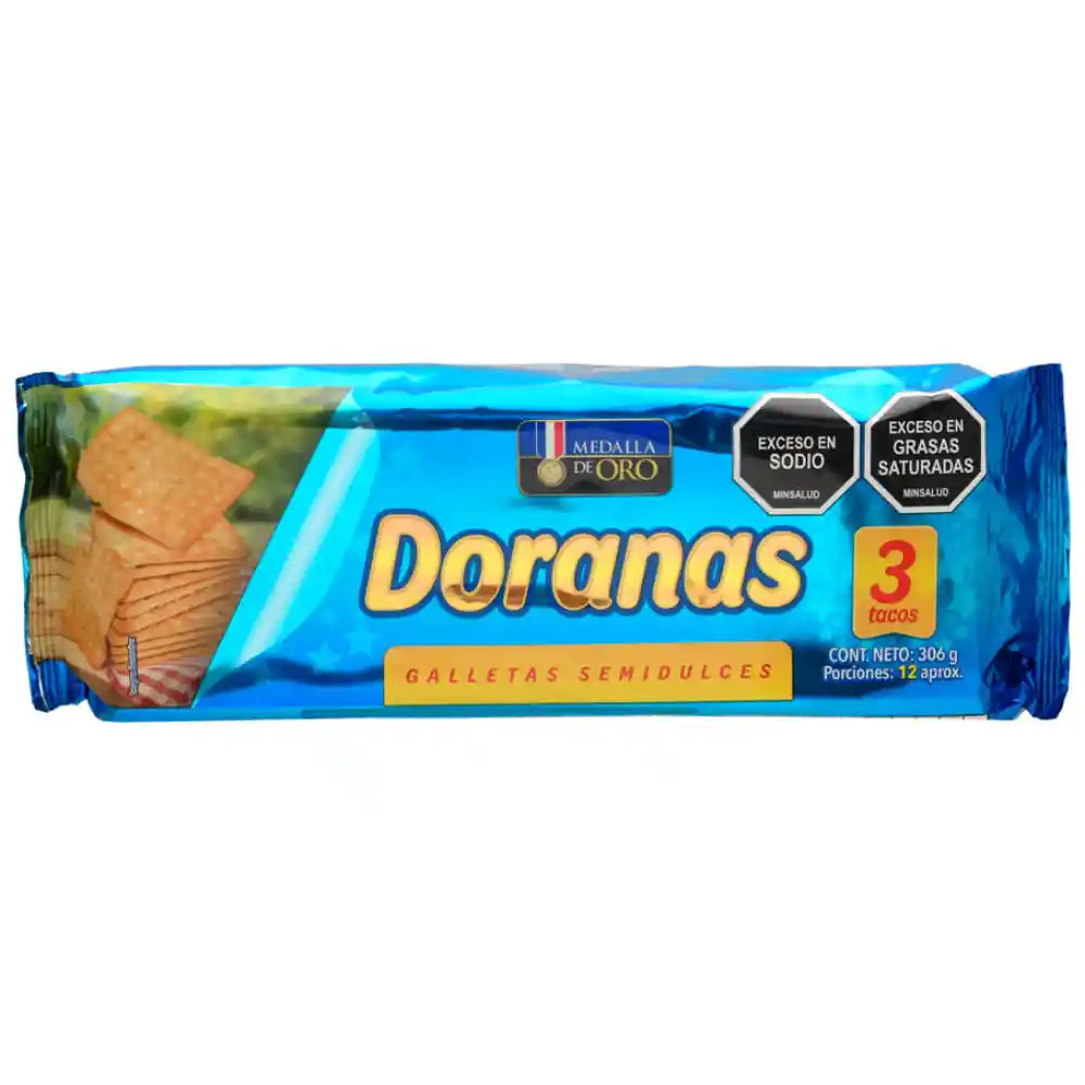 Galleta Medalla de Oro Dorana Tacx3