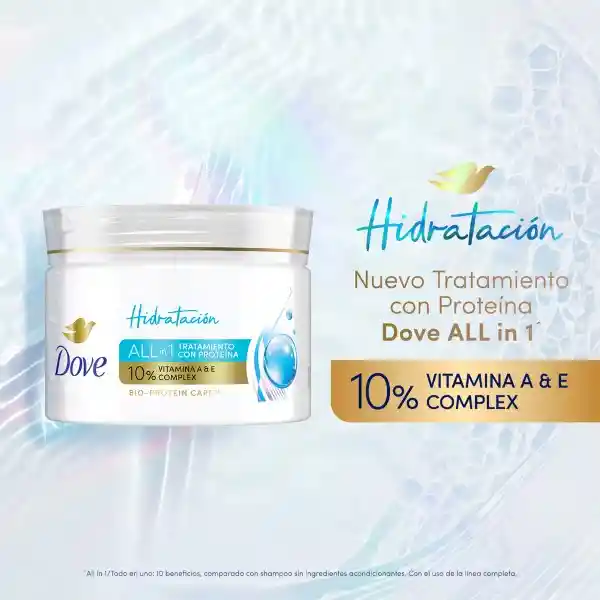 Tratamiento Dove Hidratación Vitaminas A & E 300 g