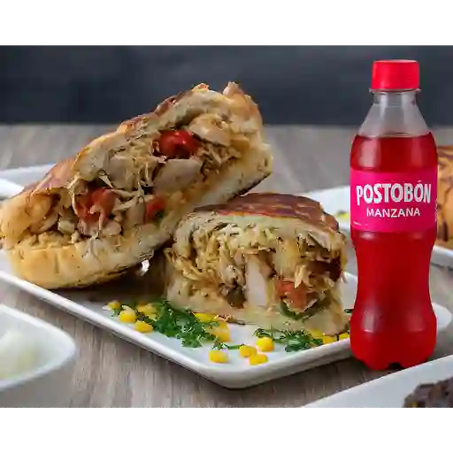 Combo chuzopan, papas y bebida