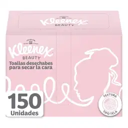 Kleenex Toalla Beauty Para Secar la Cara - 150 Und