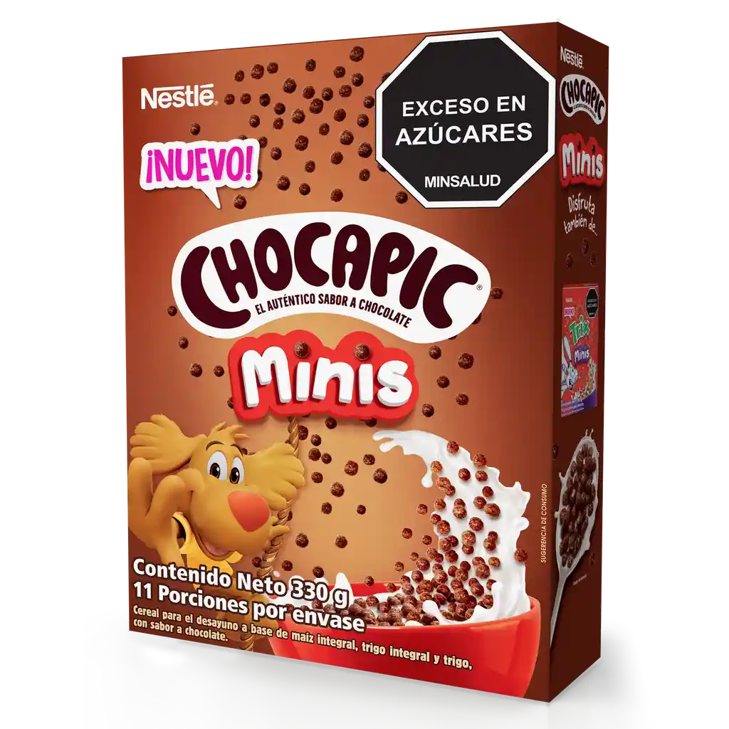 Cereal CHOCAPIC Nestlé Minis por 330g