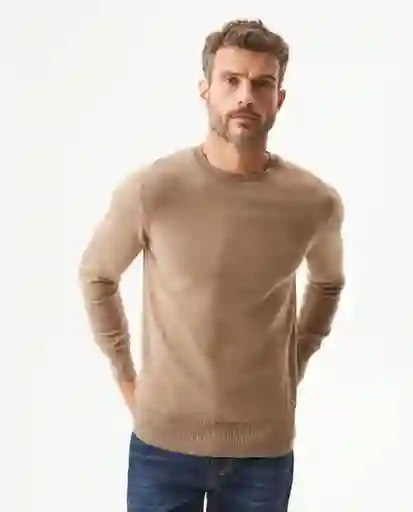 Suéter Togs Basic cr Masculino Café Desierto Claro TS Chevignon