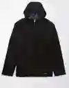 Chaqueta Sherpa Hombre Negro Talla: Large American Eagle
