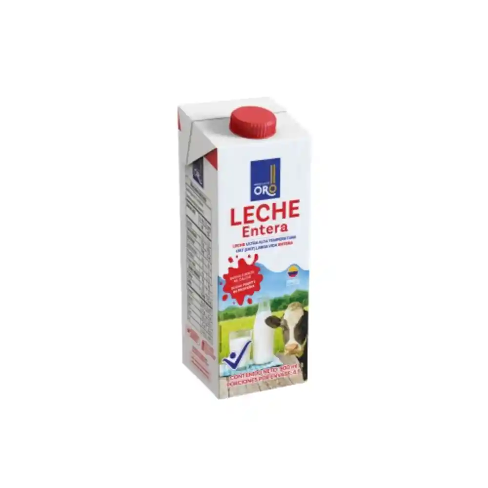 Leche Medalla de Oro Entera T/pack