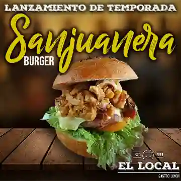 Sanjuanera Burger + Papas