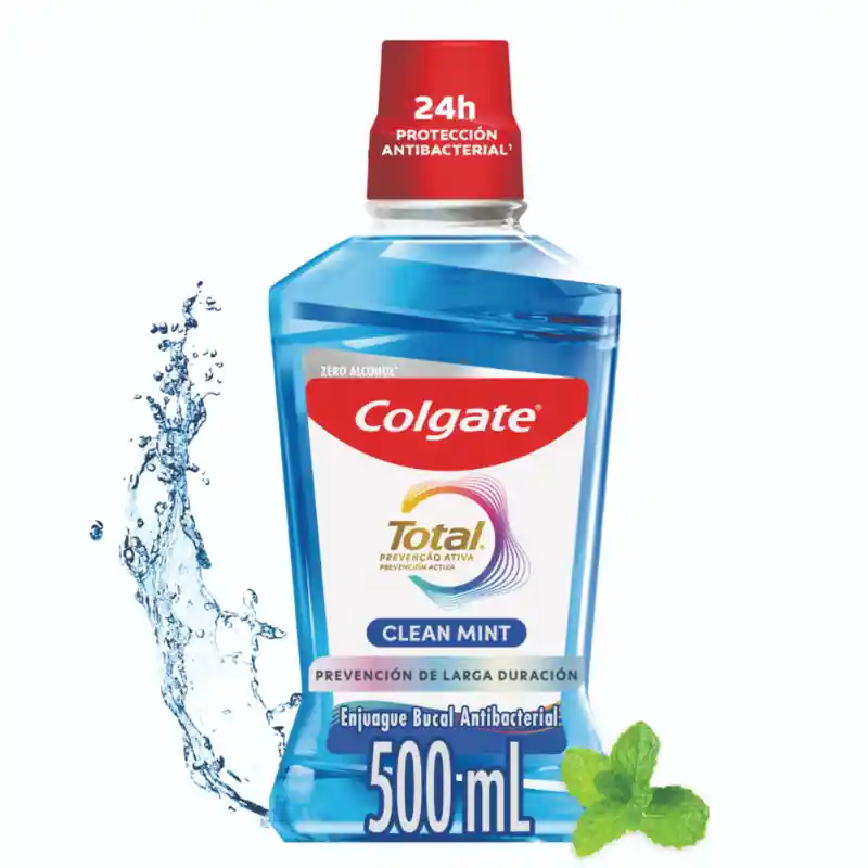 Colgate Enjuague Bucal Total 12 Clean Mint