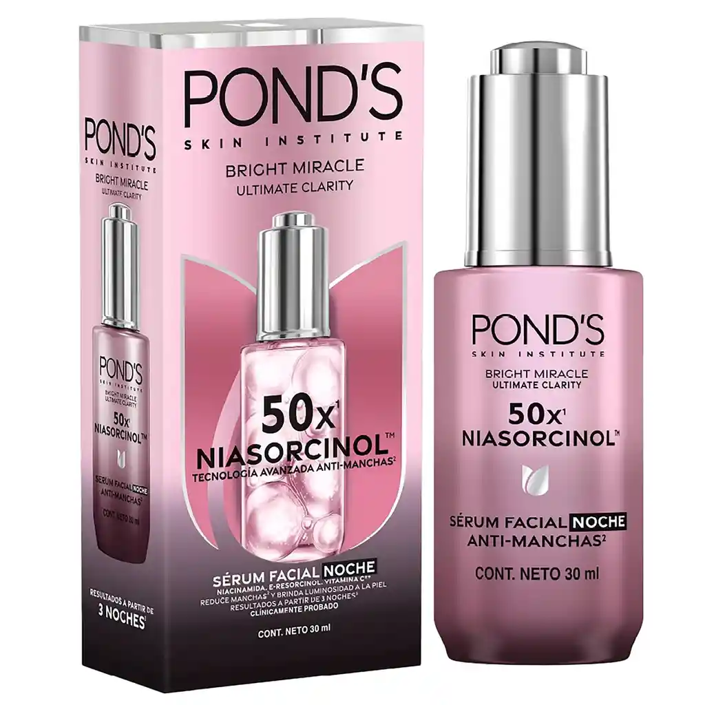 Serum Ponds 50x Niarsorcinol Anti-manchas Noche