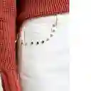  Falda Mora Mujer Crudo Marfil Claro Talla 8 Naf-Naf 