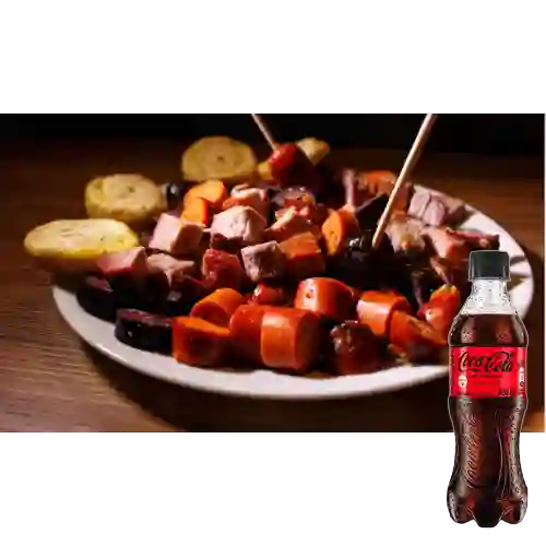 Combo Porción de Chorillena +Cocacola S/az 400ml