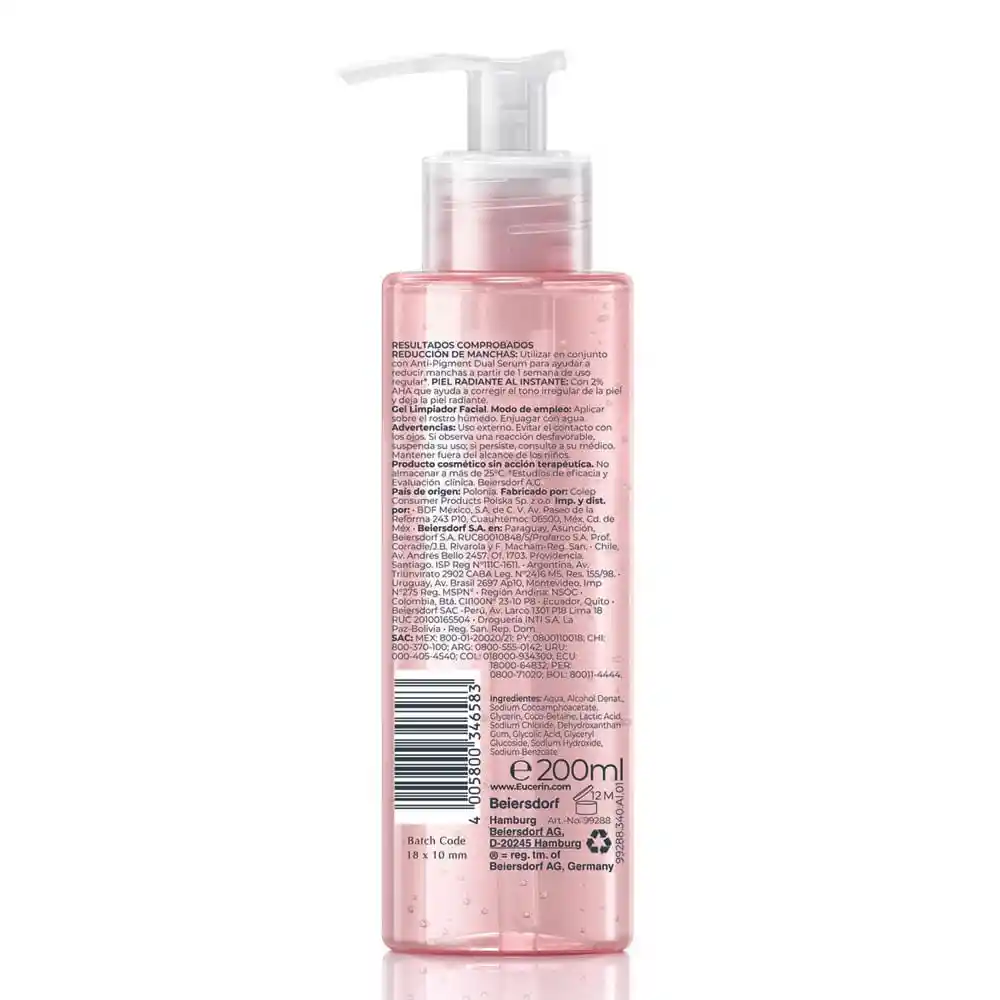Gel Limpiador Eucerin Anti Pigment